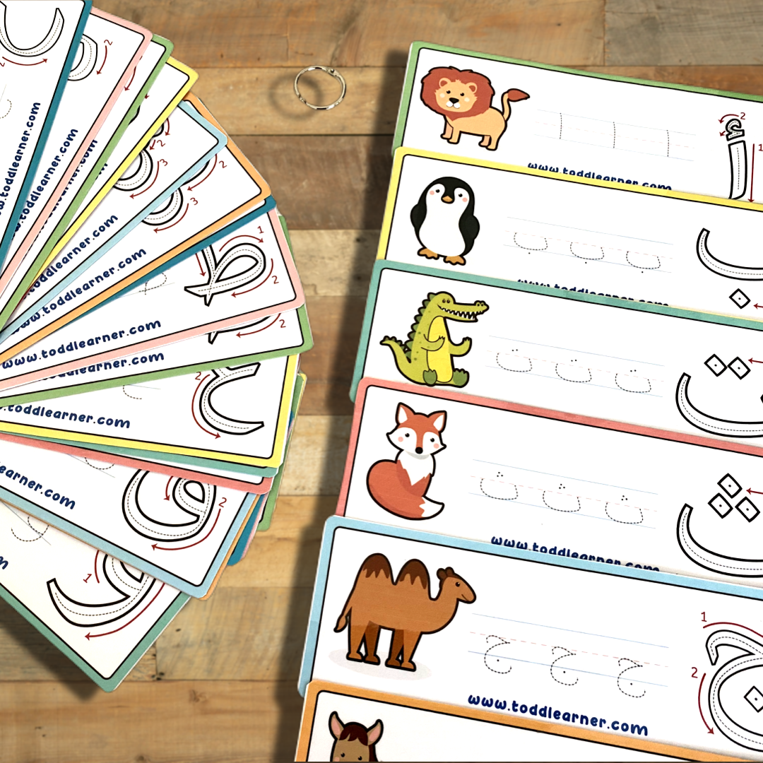 Arabic Writing Practice Cards for Kids – Learn, Trace & Write All 28 Arabic Letters