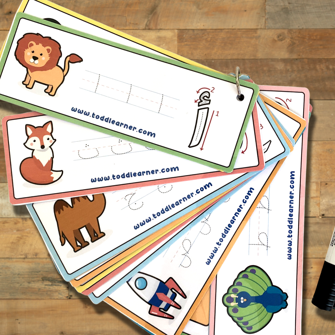 Arabic Writing Practice Cards for Kids – Learn, Trace & Write All 28 Arabic Letters