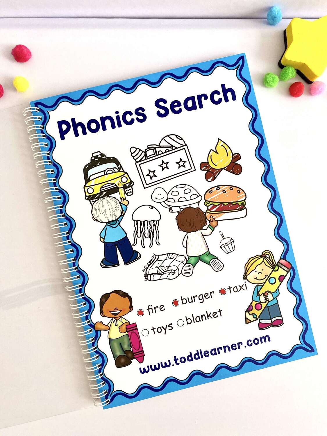 Phonics Learning Workbook for Kids: Fun Coloring Activities to Master All Phonics Sounds