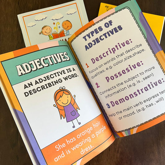 Reading Ready Bundle for Kids. Set of 3 Books ( Grammar Book , Phonics Book , Reading Book)