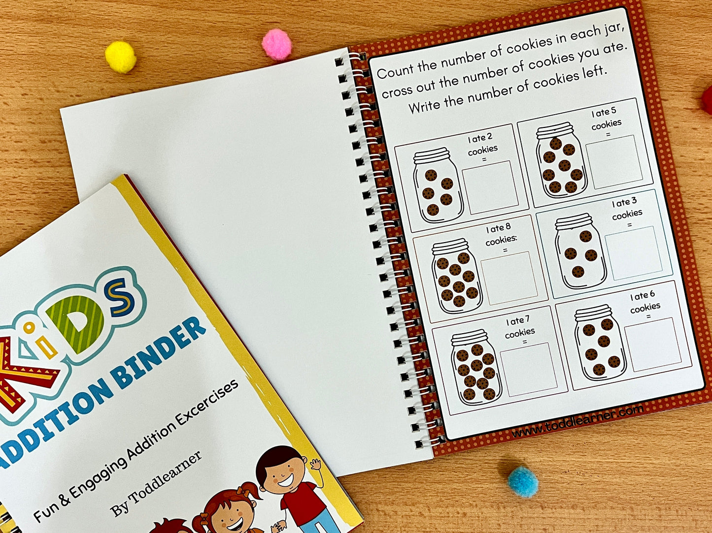 Math Addition and Subtraction Practice Set for Kids