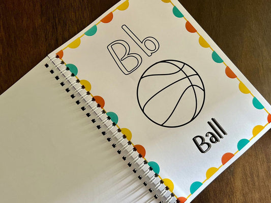 "My First ABC Coloring Book: English Letters for Toddlers and Preschoolers"